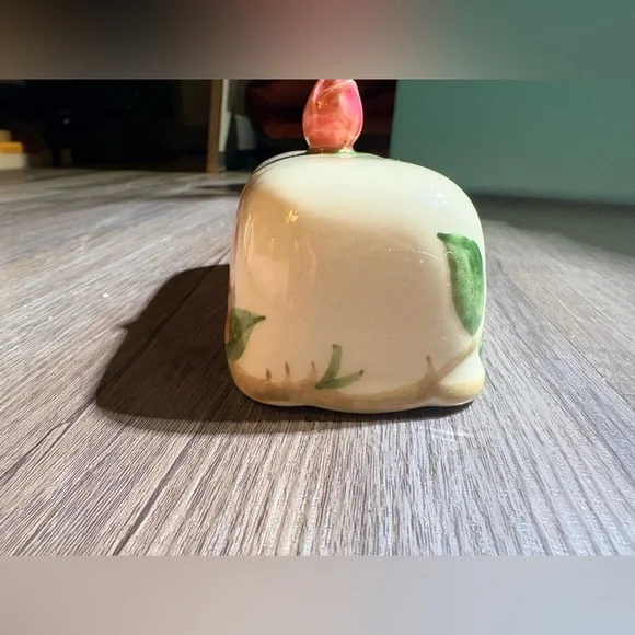 Franciscan Desert Rose Vintage Butter Dish (top only) discontinued design - Picture 2 of 7